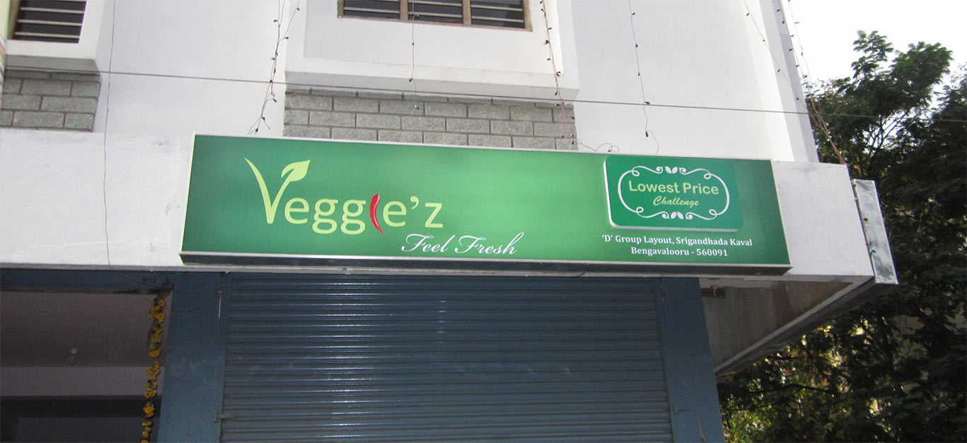 Backlit sign board in bangalore